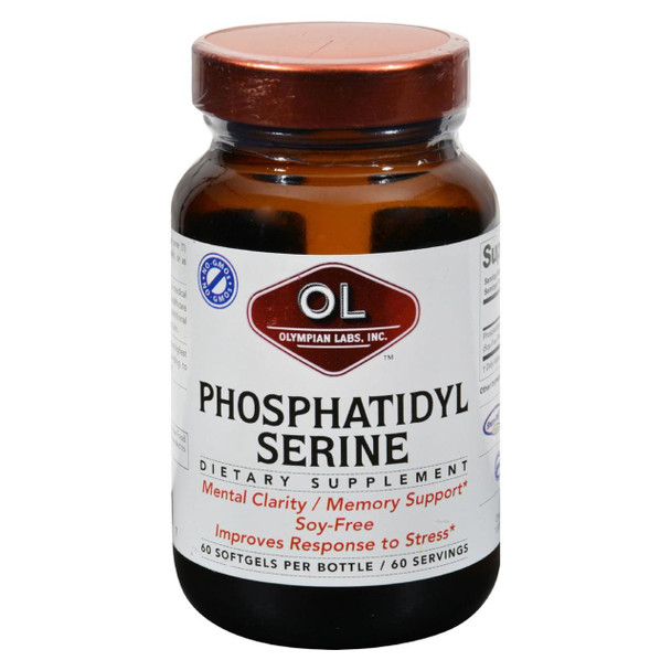 Olympian Labs Phosphatidyl-Serine - 100 mg - 60 Softgels
