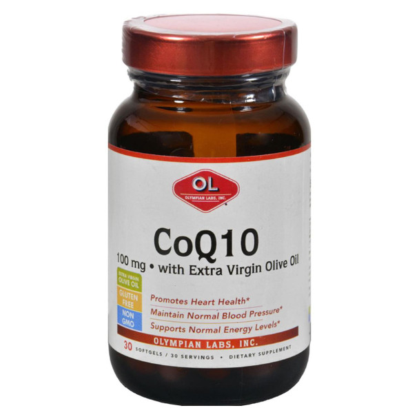 Olympian Labs Coenzyme Q10 - 100 mg - 30 Softgels