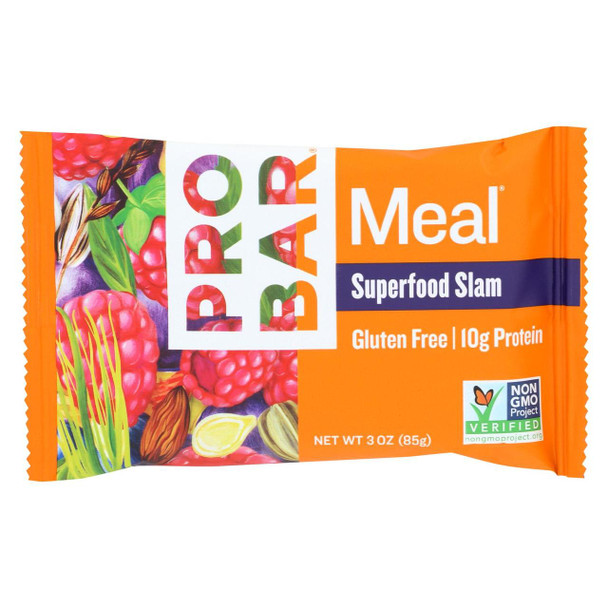 Probar Organic Superfood Slam Bar - Case of 12 - 3 oz