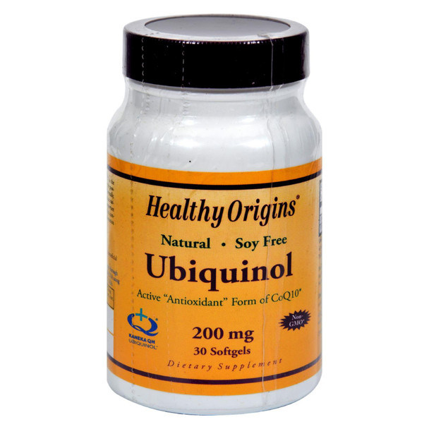 Healthy Origins Ubiquinol 200 Mg - 30 Softgels