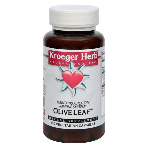 Kroeger Herb Herb Co Olive Leaf - 100 Caps