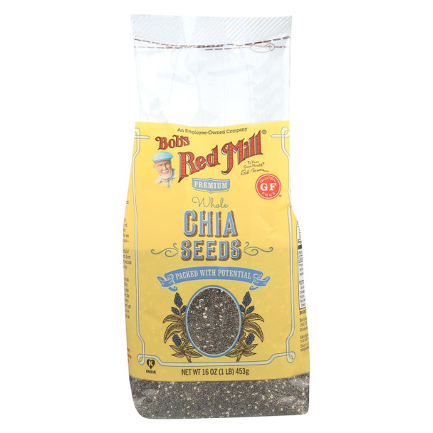 Bob's Red Mill Chia Seeds - 16 oz - Case of 4