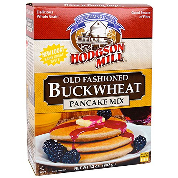 Hodgson Mills Buckwheat Pancake - Mill Recipe - Case of 6 - 32 oz.