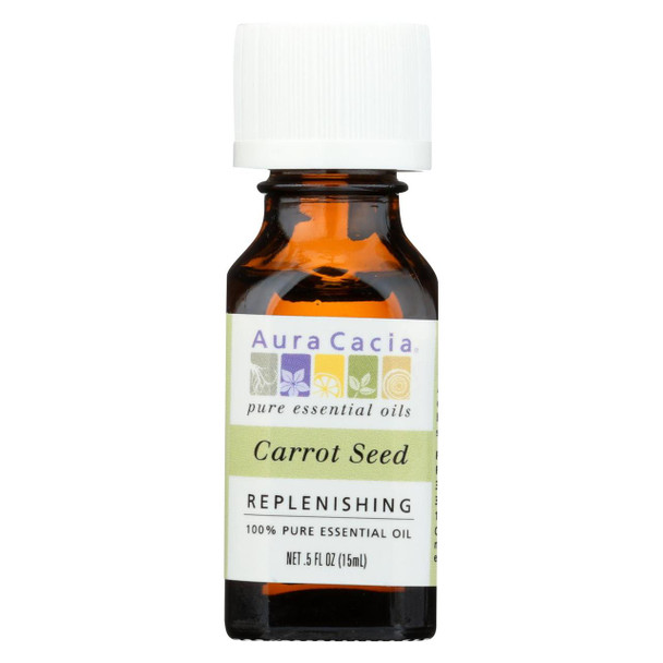 Aura Cacia - Pure Essential Oil Carrot Seed - 0.5 fl oz