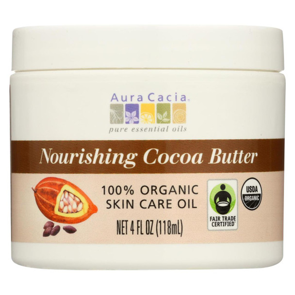 Aura Cacia - Organic Cocoa Butter - 4 oz