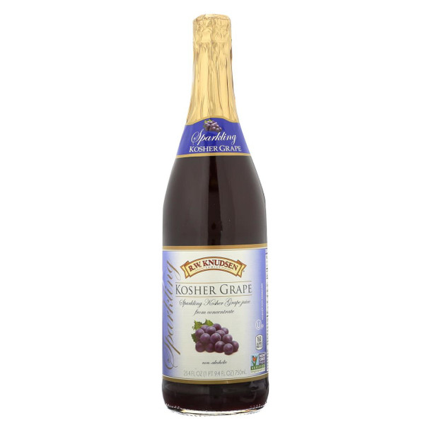 R.W. Knudsen - Sparkling Juice - Kosher Grape - Case of 12 - 750 ml