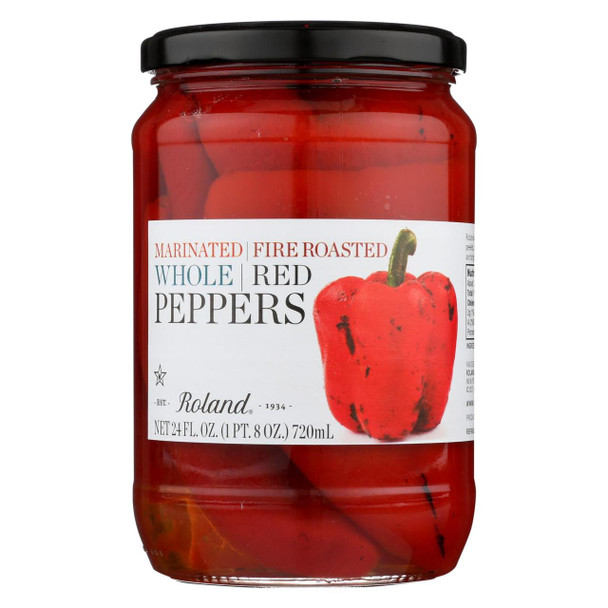 Roland Peppers - Roasted Red - Case of 12 - 24 oz.