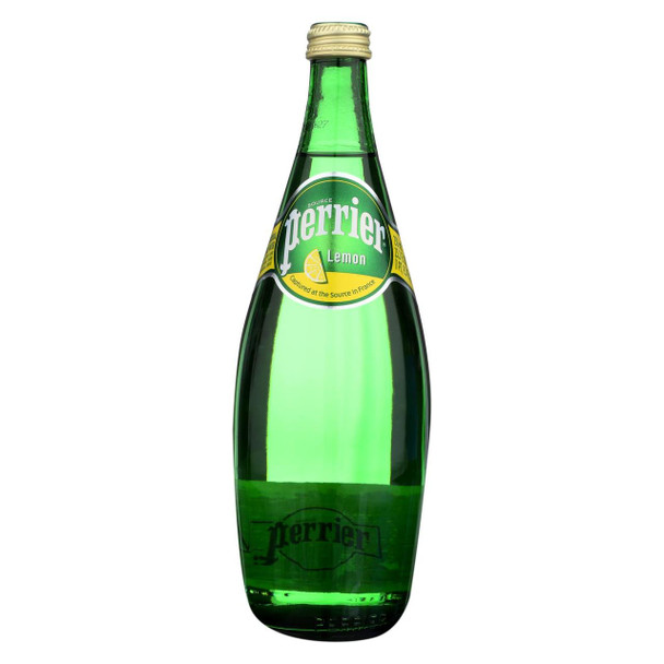 Perrier Sparkling Water - Lemon - Case of 12 - 25.3 Fl oz.
