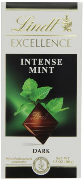 Lindt - Bar Chocolate Mint - Case of 12-3.5 oz