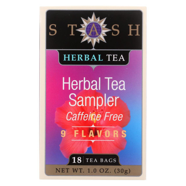 Stash Tea Tea - Herbal - Sampler - Case of 6 - 18 BAG