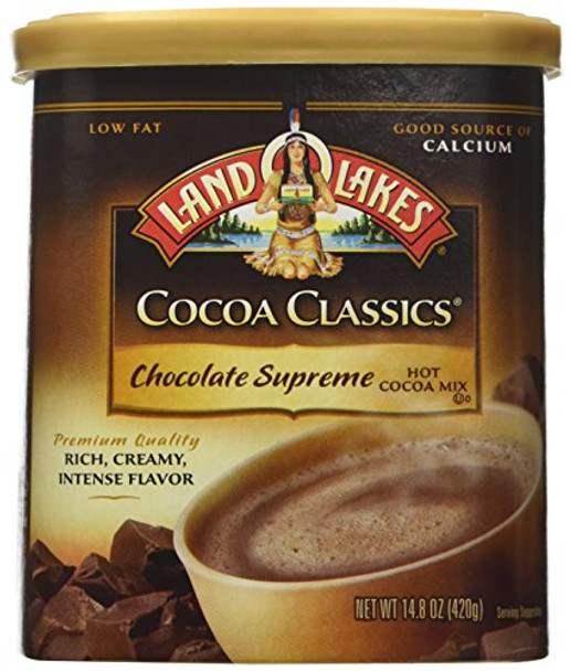 Land O Lakes Cocoa Classics - Supreme Hot - Case of 6 - 14.8 oz.