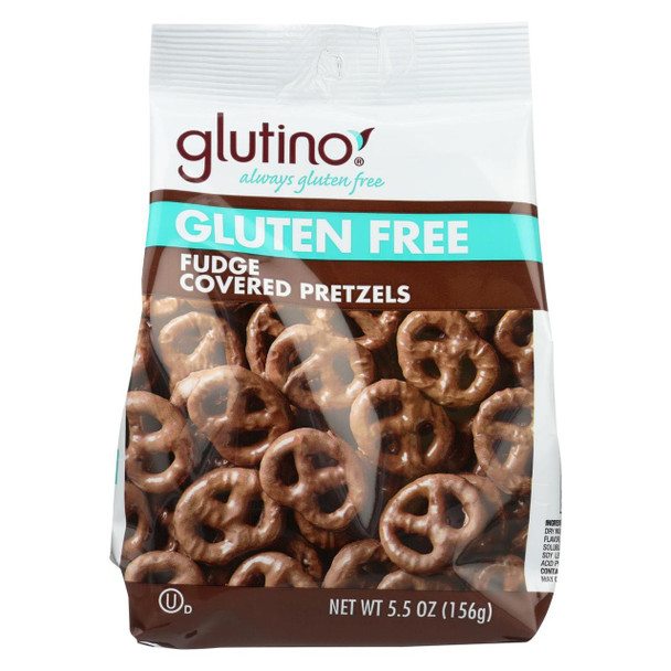 Glutino Pretzels - Chocolate Covered - Case of 12 - 5.5 oz.