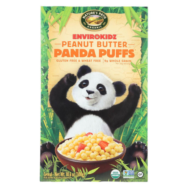 Envirokidz - Organic Panda Puffs - Peanut Butter - 10.6 oz