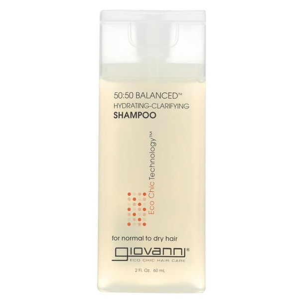 Giovanni Hair Care Products 50/50 Balanced Shampoo - Case of 12 - 2 fl oz