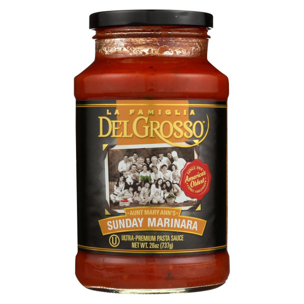 La Famiglia Red Pasta Sauce - Sunday Marinara - Case of 6 - 26 oz.