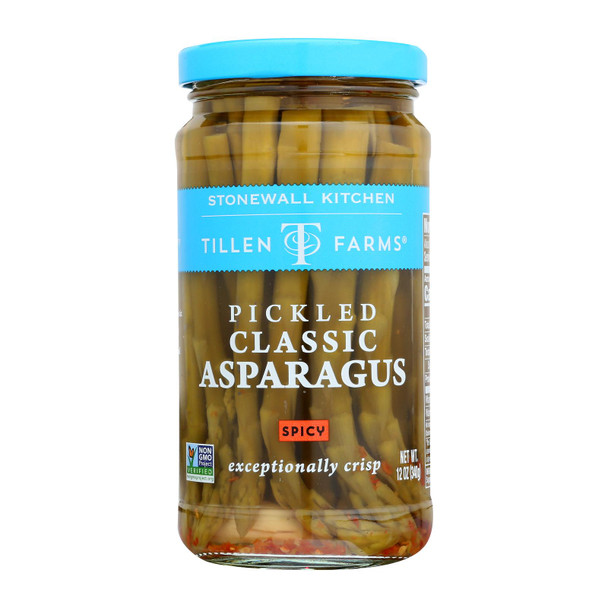 Tillen Farms Asparagus - Pickled - Hot and Spicy Crispy - 12 oz - case of 6