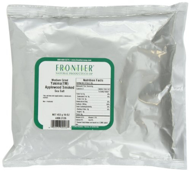Frontier Herb Sea Salt - Yakima - Applewood - Med - 1 lb.