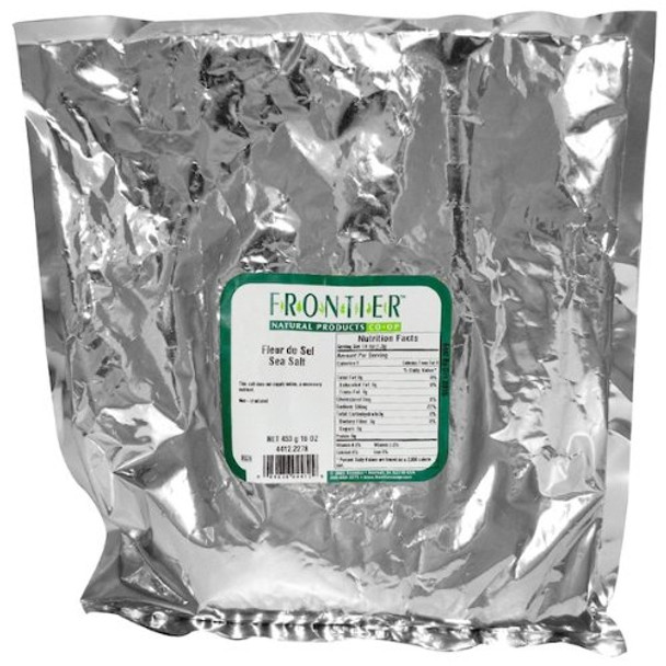 Frontier Herb Sea Salt - Fleur De Sel - 1 lb.