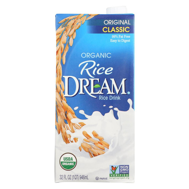 Rice Dream Organic Rice Dream - Original - Case of 12 - 32 Fl oz.