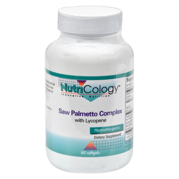 NutriCology Saw Palmetto Complex with Lycopene - 60 Softgels