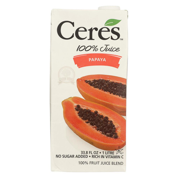 Ceres Juices Juice - Papaya - Case of 12 - 33.8 fl oz