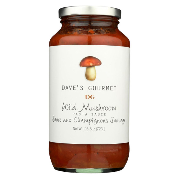 Dave's Gourmet - Pasta Sce Wild Mushroom - CS of 6-25.5 OZ