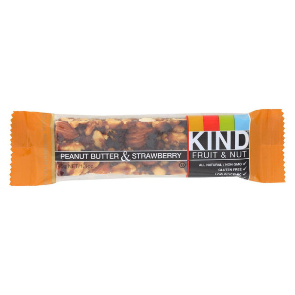 Kind Bar - Peanut Butter and Strawberry - Case of 12 - 1.4 oz