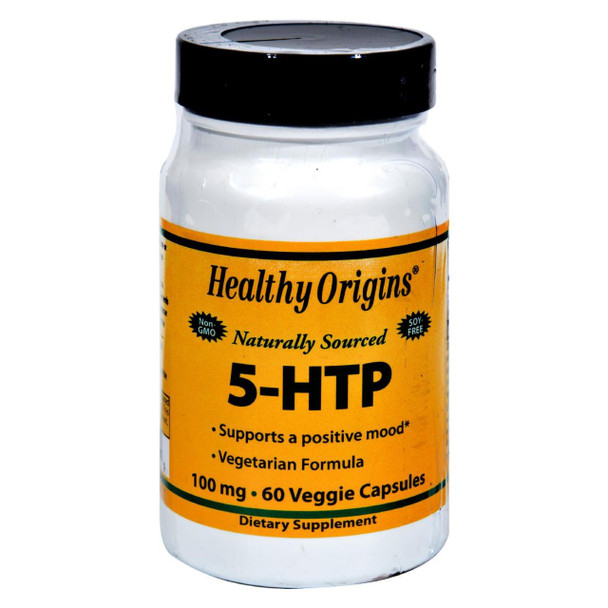 Healthy Origins Natural 5-HTP - 100 mg - 60 Capsules