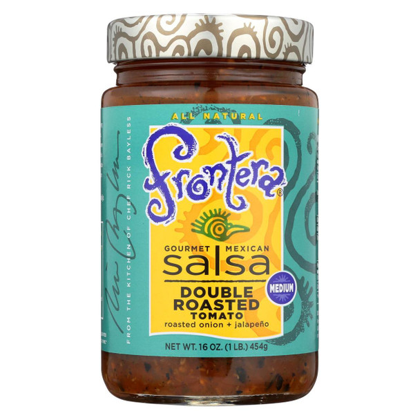 Frontera Foods Double Roasted Tomato Salsa - Tomato Salsa - Case of 6 - 16 oz.