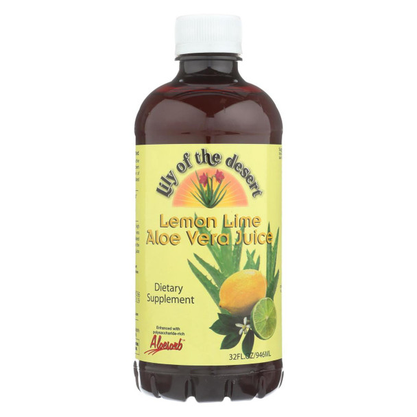 Lily of the Desert - Aloe Vera Juice Lemon Lime - 32 fl oz