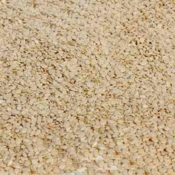 Bulk Seeds 100% Organic White Hulled Sesame Seeds - Single Bulk Item - 25LB