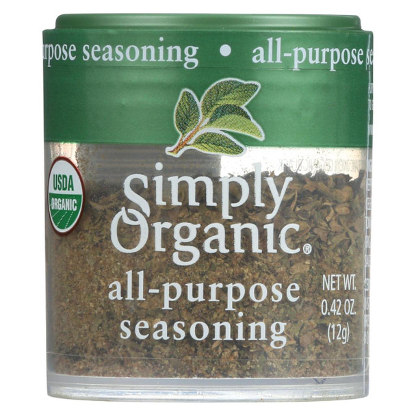 Simply Organic All Purpose Seasoning - Organic - .42 oz - Case of 6