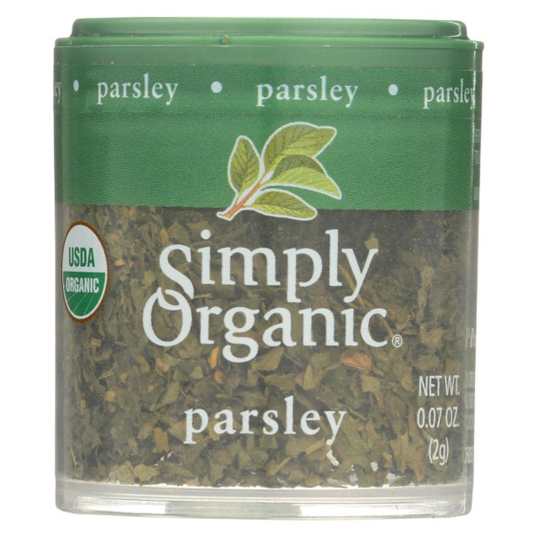 Simply Organic Parsley Leaf - Organic - Flakes - .07 oz - Case of 6