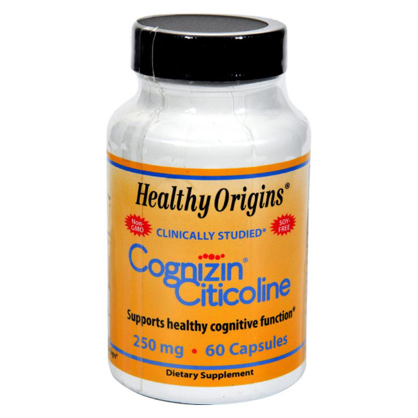 Healthy Origins Cognizin Citicoline - 250 mg - 60 Capsules