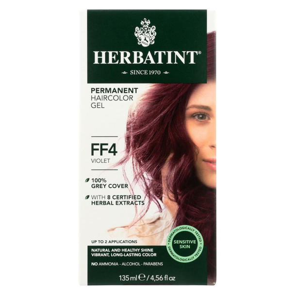 Herbatint Permanent Herbal Haircolour Gel FF4 Violet - 1 Kit