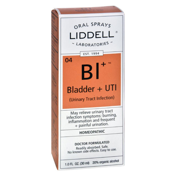Liddell Homeopathic Bladder and UTI Spray - 1 fl oz