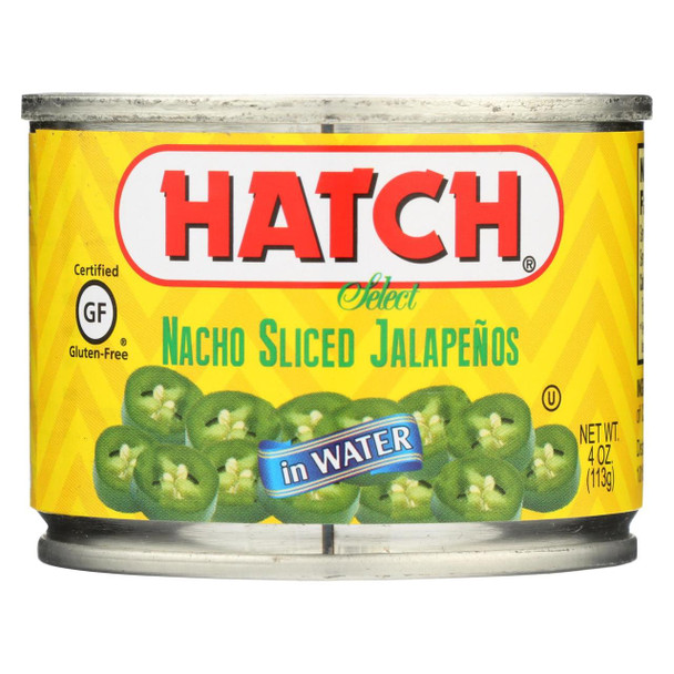 Hatch Chili Hatch Nacho Sliced - Jalapenos - Case of 12 - 4 oz.