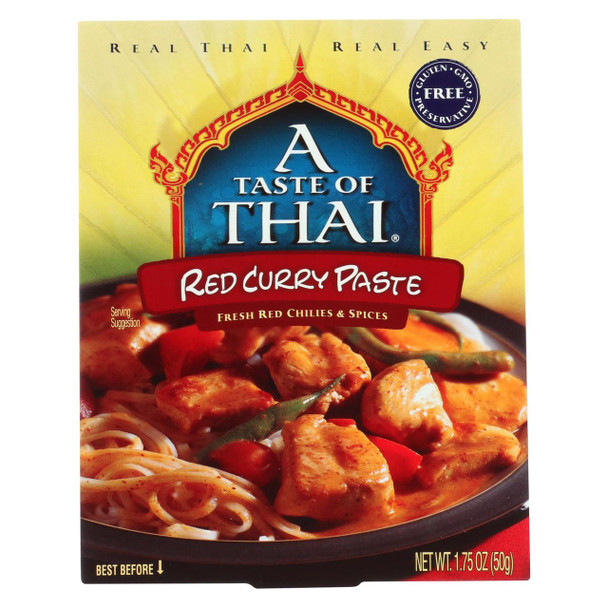 Taste of Thai Red Curry Paste - 1.75 oz - Case of 6