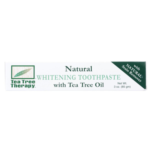 Tea Tree Therapy Natural Whitening Toothpaste - 3 oz