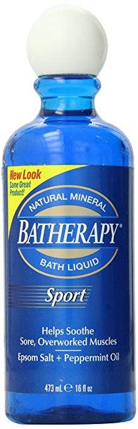 Queen Helene Batherapy Sport Natural Liquid Mineral Bath - 16 fl oz