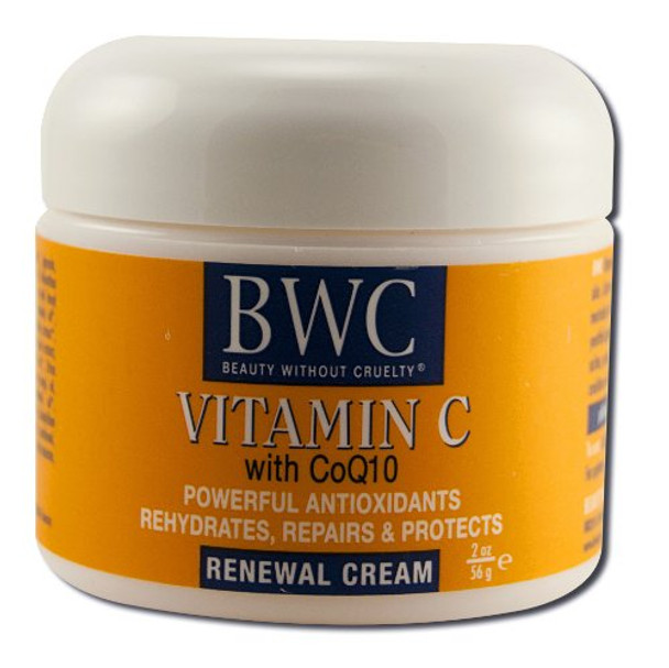 Beauty Without Cruelty Renewal Cream Vitamin C with CoQ10 - 2 oz