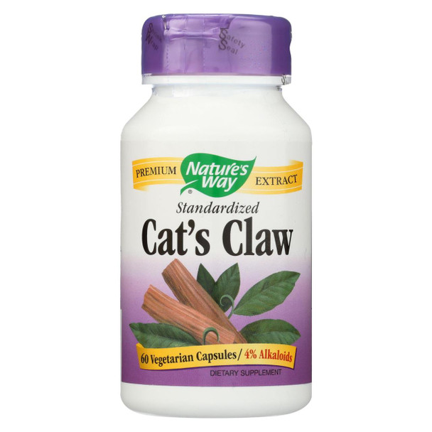 Nature's Way - Standardized Cats Claw - 60 Capsules