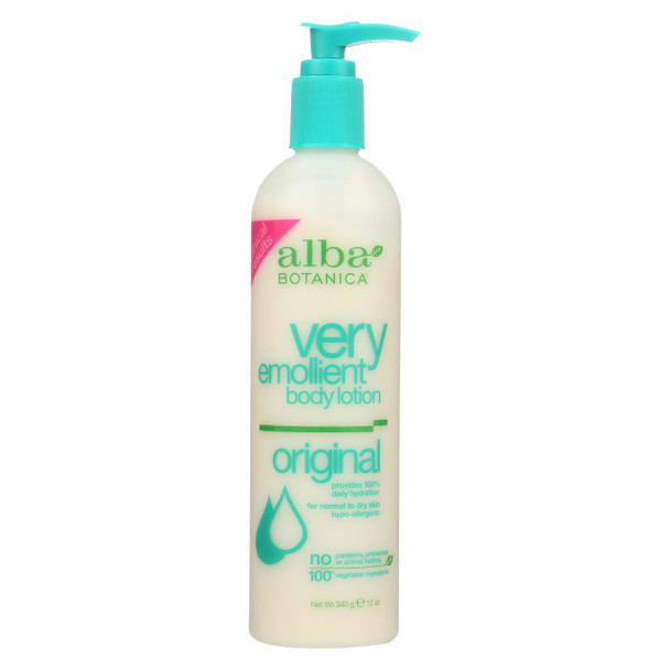 Alba Botanica - Very Emollient Body Lotion - Original - 12 fl oz