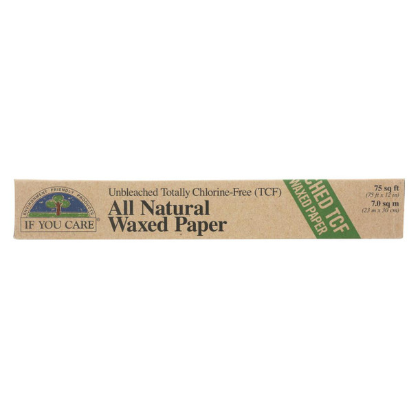 If You Care Waxed Paper - Natural - Case of 12 - 75 sq. ft.