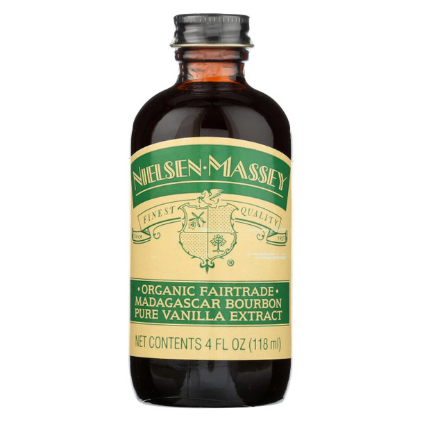 Nielsen-Massey Pure Vanilla Extract - Organic Fairtrade - Madagascar - 4 oz