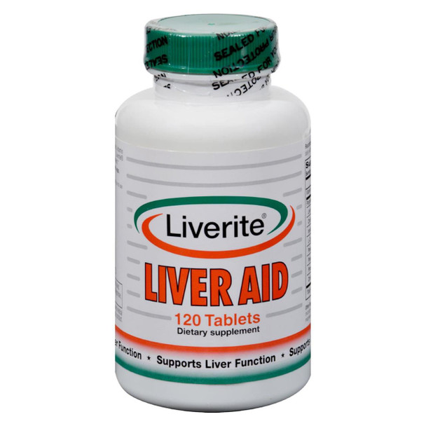 Liverite Liveraid - 120 Tablets