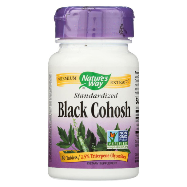 Nature's Way - Standardized Black Cohosh - 60 Tablets