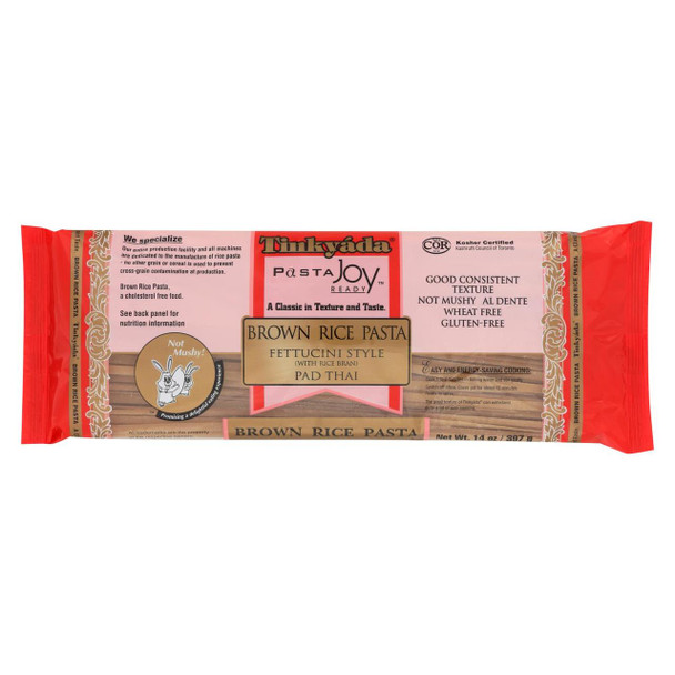 Tinkyada Brown Rice Pasta - Fettuccini - Case of 12 - 14 oz