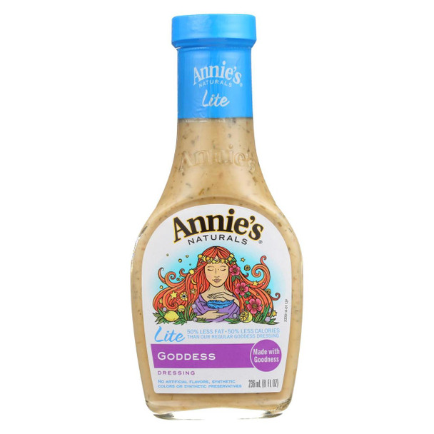 Annie's Naturals Lite Dressing Goddess - Case of 6 - 8 fl oz.