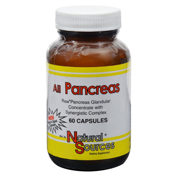 Natural Sources All Pancreas - 60 Capsules